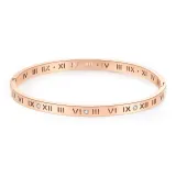 Small Round Pendant Bracelet, Single Hand Bracelet Style (Titanium Steel)