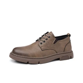 PTLS Dress Shoes Men Low Top Black/Brown