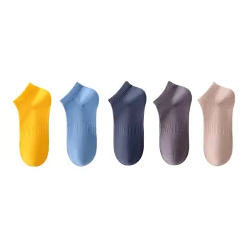 MIIOW No-Show Socks Men's 5 Pack