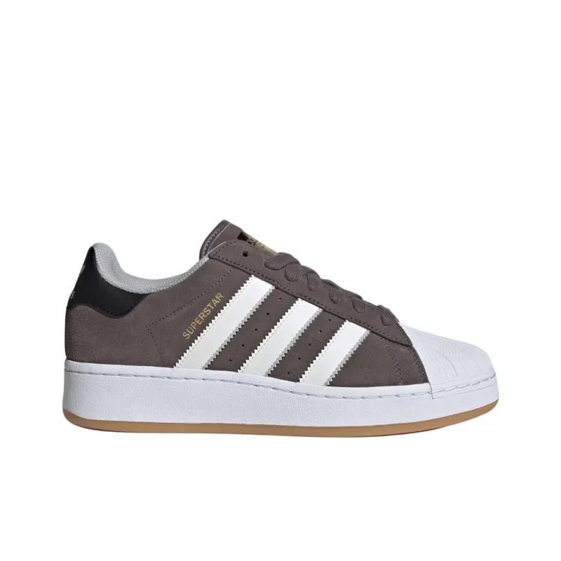 Adidas Originals SUPERSTAR XLG Wear Resistant Low Top Skateboard Shoes Unisex Dark Gray-1