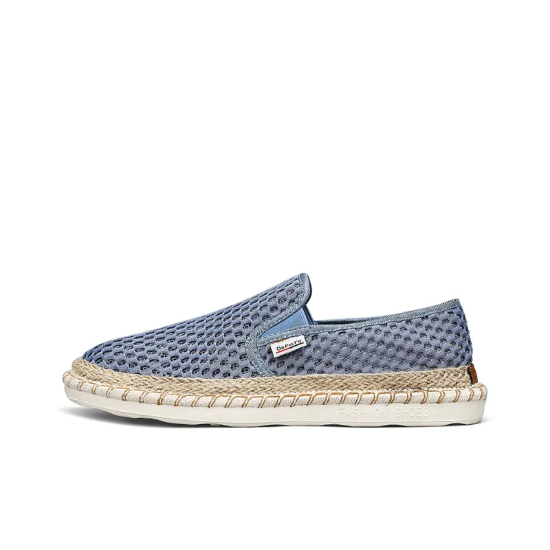 Bull charm Espadrilles Men Beige/Blue/Black-6