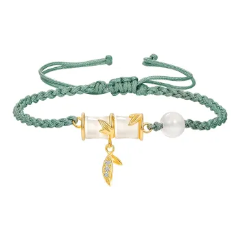 KINGFOCUS Chalcedony Jade Bracelets Women's
