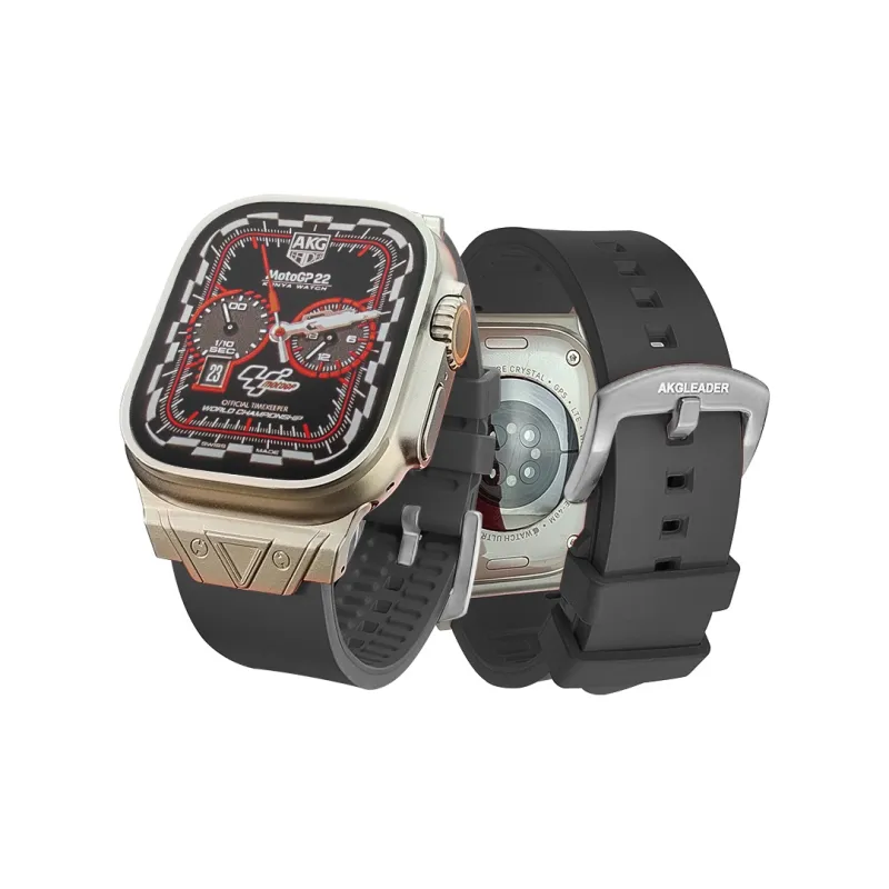 AKGLEADER Apple Compatibility Watch Band Fluoroelastomer Material-4