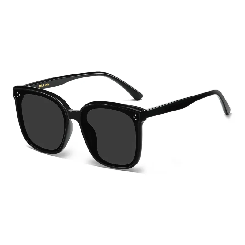 HLA TR/Memory Plastic Square Sunglasses Unisex-0