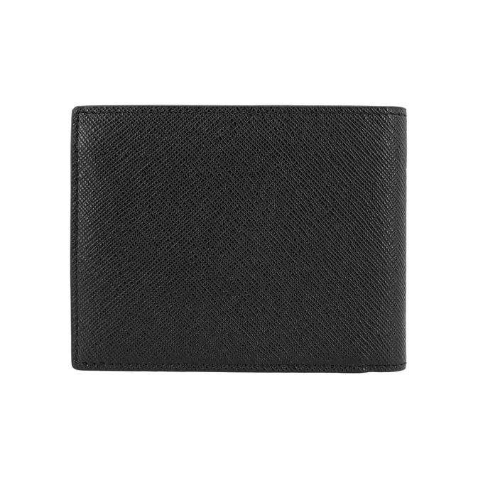 MONTBLANC Full grain Calf Leather Wallet Regular Men's Black-5