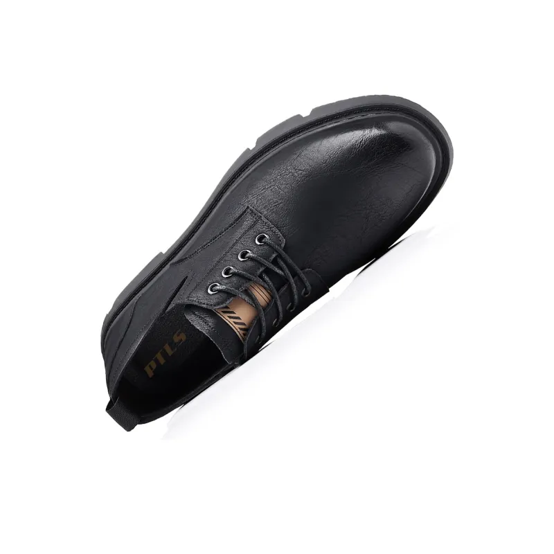 PTLS Dress Shoes Men Low Top Black/Brown-2