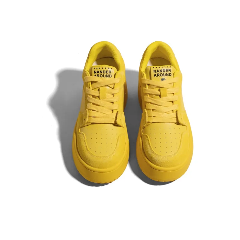 KODI Anti Slip And Wear Resistant Height Increasing Low Top Skateboard Shoes Women's-1