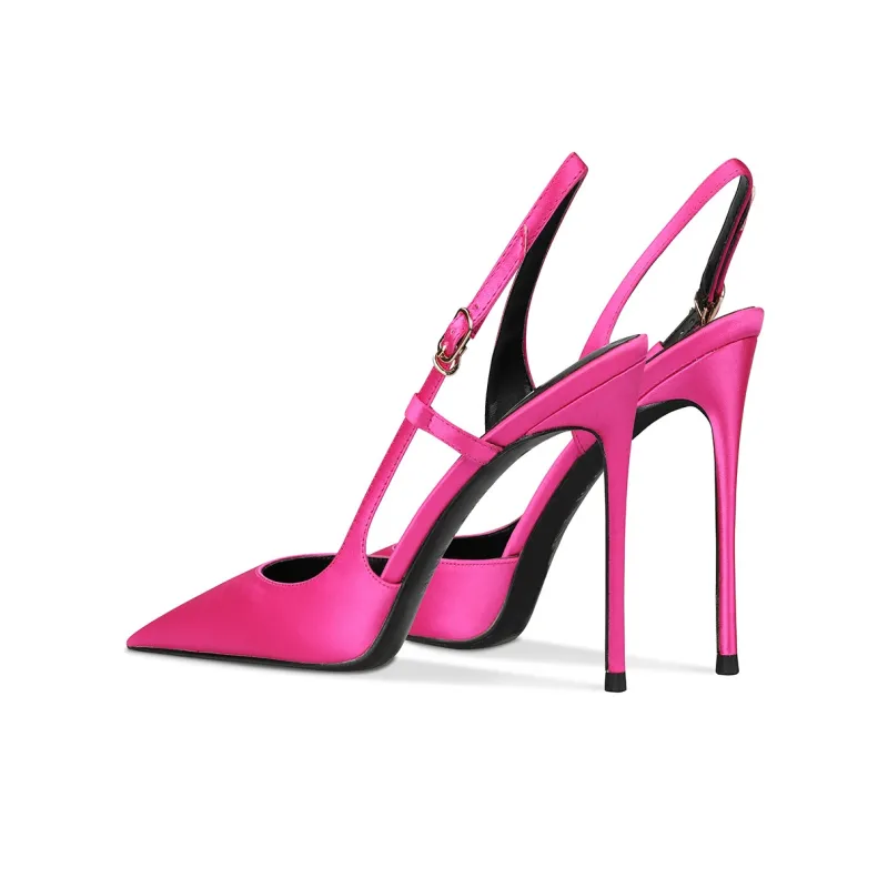 Ganxiaojie Strap Sandals 6cm/8cm/10cm Women's Peach Pink-2