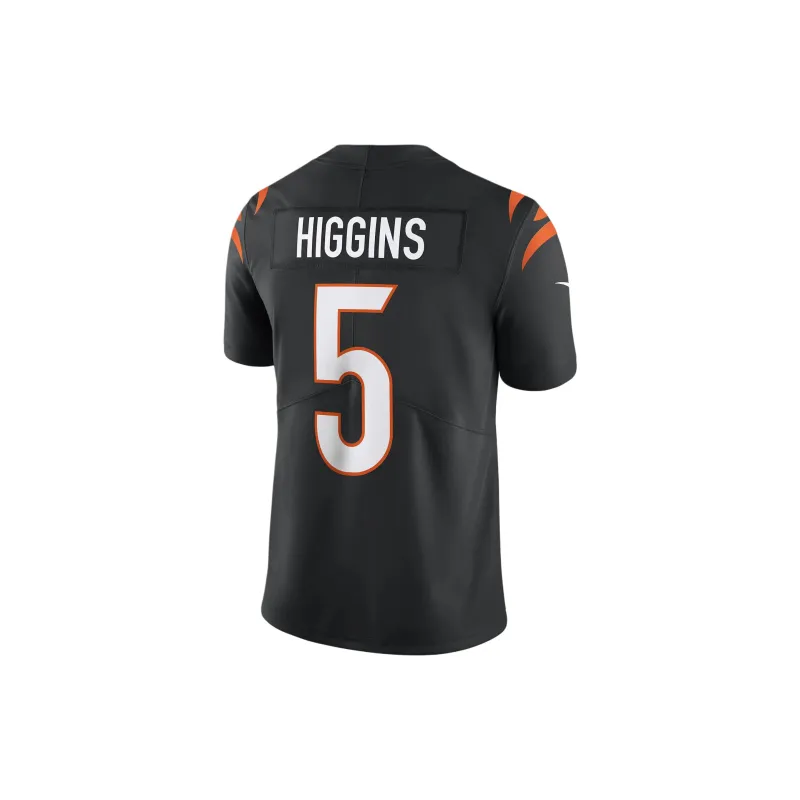 Nike x NFL Dri-FIT Sport Tee Higgins Cincinnati Bengals Soccer Jerseys Men's Black-1