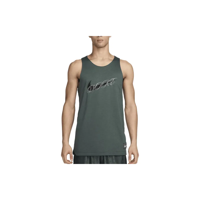 Nike Dri-FIT Sport Basketball Jerseys Men's Vintage Green-2