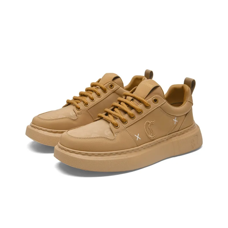 Cabbeen Anti Slip Wear Resistant Low Top Skateboard Shoes Men's-10