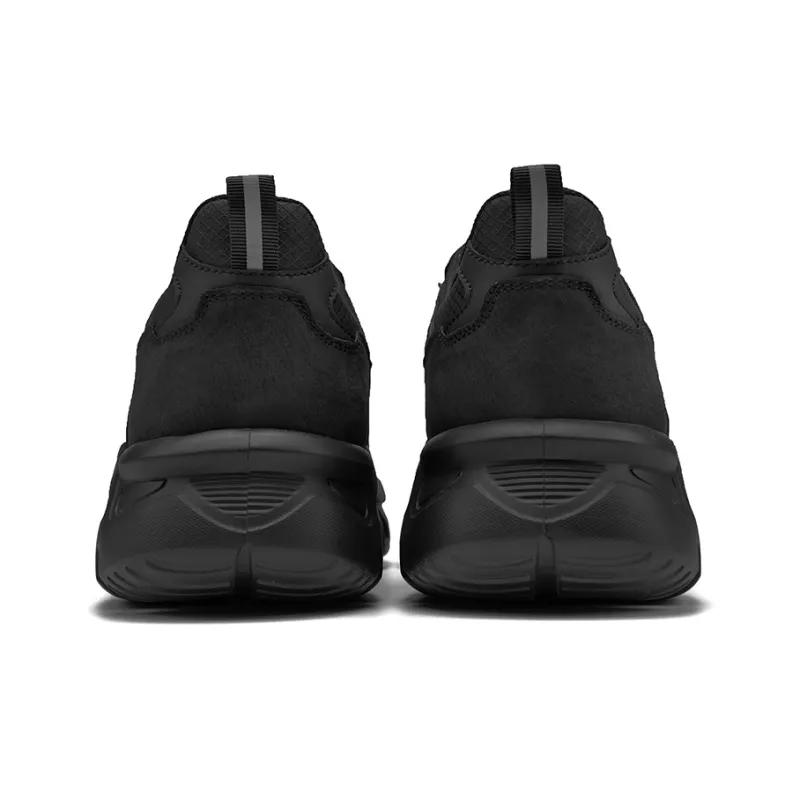 HLA Breathable Mesh Patchwork Lightweight Height Increasing Running Shoes Casual Shoes Men's-3