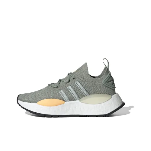 NMD_W1 Women's padiham adidas Originals 'Silver Green Acid Orange'