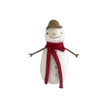 JELLYCAT Christmas Series Cute Snow Cute Jesse Snowman Dolls Plush Doll 30cm Height In Sitting Posture