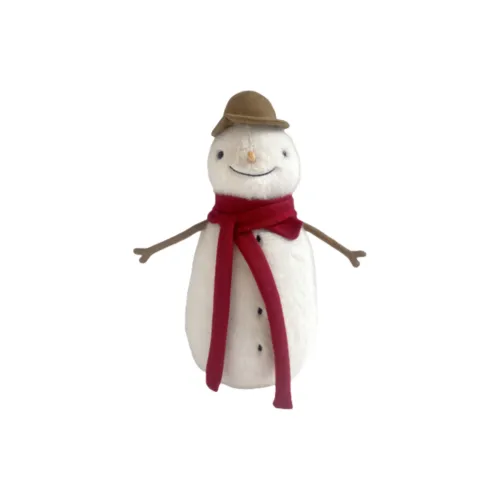 JELLYCAT Christmas Series Cute Snow Cute Jesse Snowman Dolls Plush Doll 30cm Height In Sitting Posture