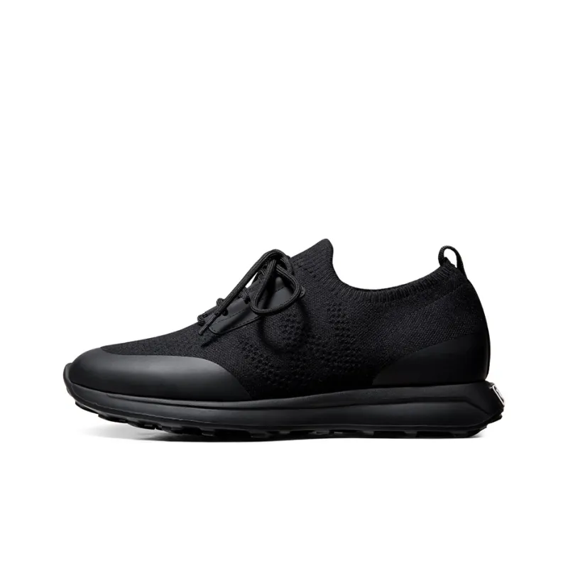 THOM WILLS Cushioning Rebound Low Top Running Shoes Men's Black-7