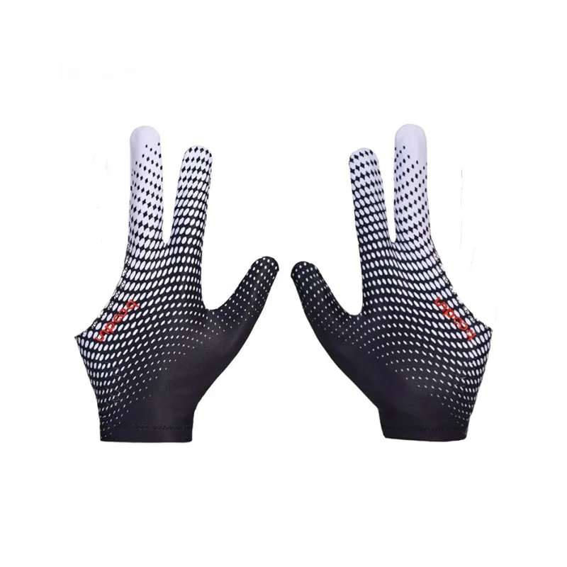 BOODUN Billiards Three Finger Gloves High Elasticity Lycra 1 Pack Both Hands-7