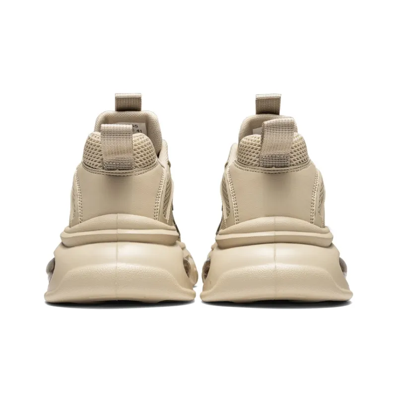 Magelly Chunky Sneakers Men Low Top Beige-5