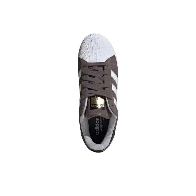 Adidas Originals SUPERSTAR XLG Wear Resistant Low Top Skateboard Shoes Unisex Dark Gray-5