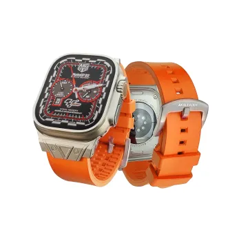 AKGLEADER Apple Compatibility Watch Band Fluoroelastomer Material