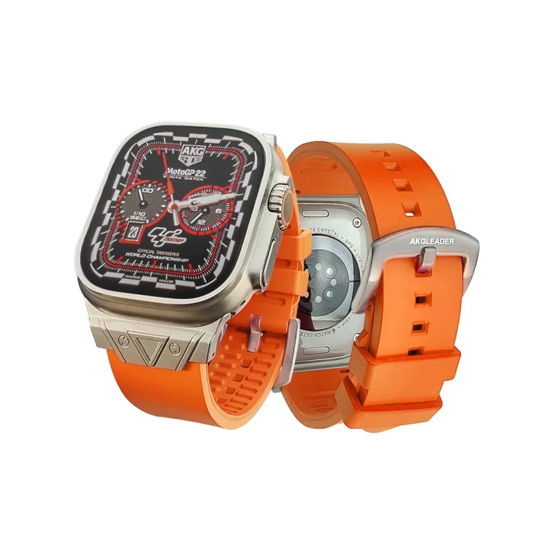 AKGLEADER Apple Compatibility Watch Band Fluoroelastomer Material-0