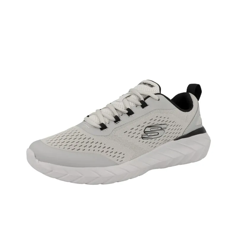 Skechers Overhaul 2.0 Cushioned Anti-Slip Wear-Resistant Breathable Lightweight Low-Top Running Shoes Men's Gray Black-2