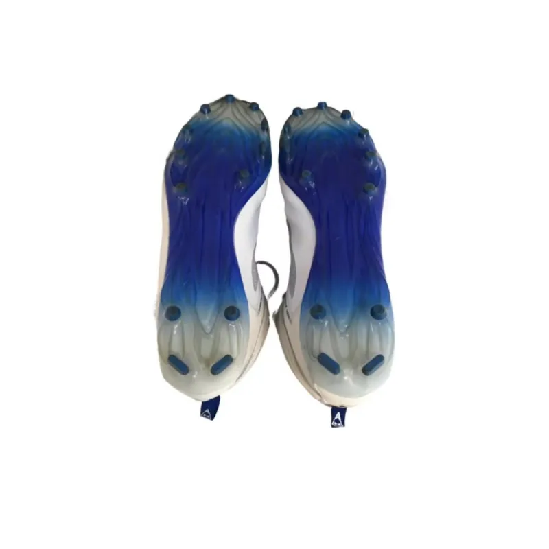 Under Armour Command Mc Mid Lacrosse Cleats 'White Grey Blue'-4
