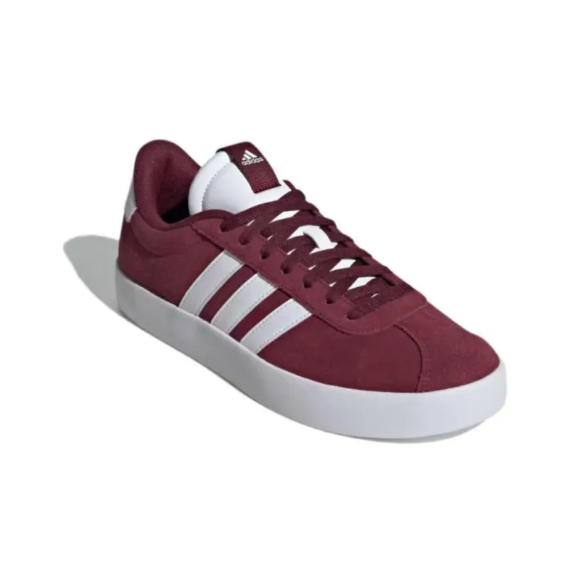 Adidas VL COURT 3.0 3.0 Wear resistant And Lightweight Low Top Skateboard Shoes Unisex Red White-2