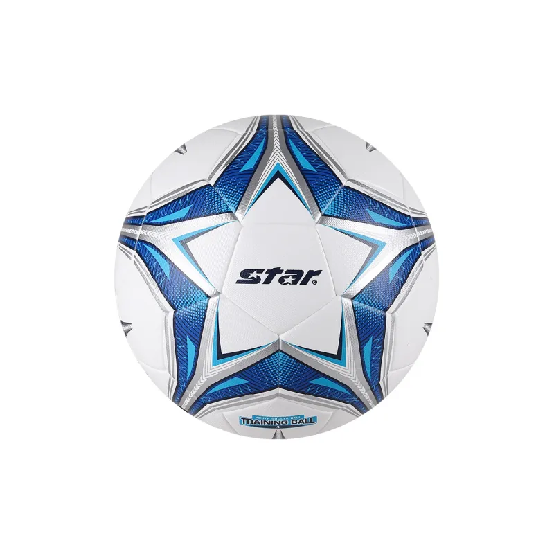 Star Size 4 Soccer TPU Seamless Thermal bonding Unisex Blue White-0