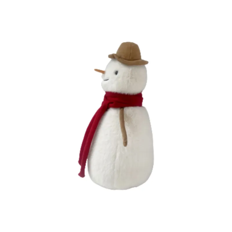 JELLYCAT Christmas Series Cute Snow Cute Jesse Snowman Dolls Plush Doll 30cm Height In Sitting Posture-1