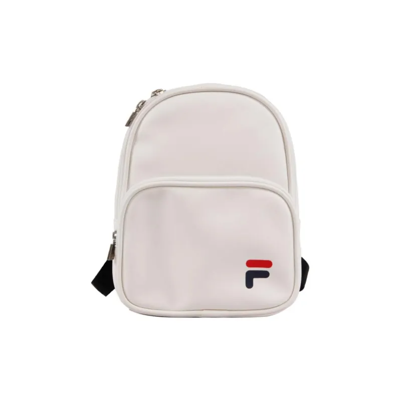 FILA Leather Backpack Mini Unisex Ecru-0