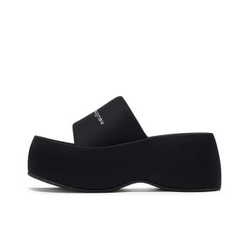 GG CC Fashion Slide Slippers Women's Black
