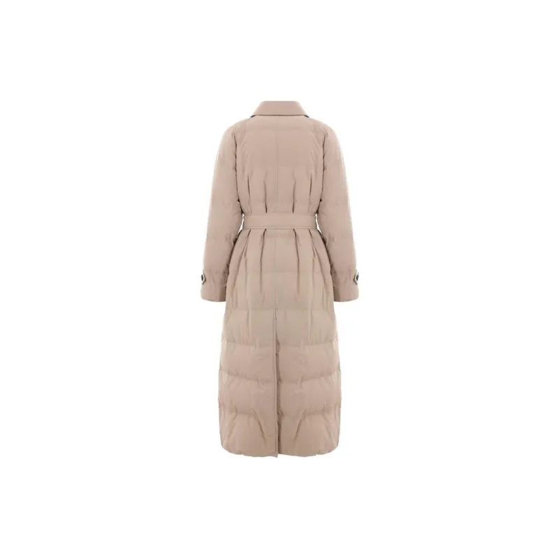 Brunello Cucinelli Belted Long Down Jacket-1