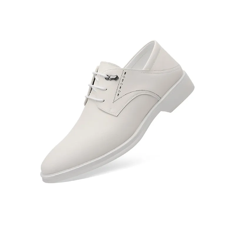 PTLS Dress Shoes Men Low Top Black/White-1