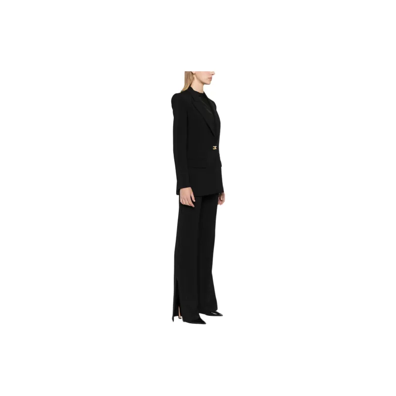 Elisabetta Franchi Double Layer Stretch Crepe Suit-2