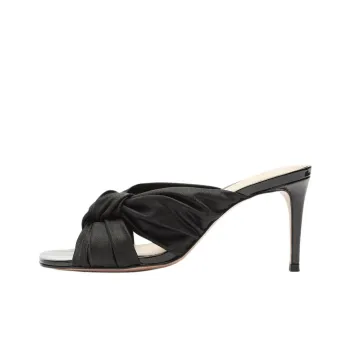 Schutz Slide Slippers 7.8cm Women's Black