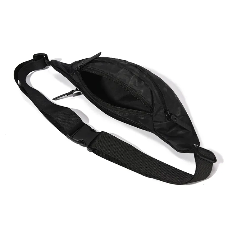 Yohji Kimura Oxford Crossbody Bag, One Shoulder Sling Bag Trumpets Men's Camouflage Black/Black-4