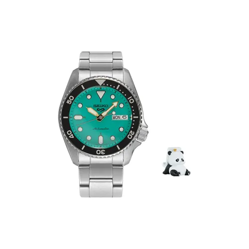 SEIKO Automatic Mechanical Movement Stainless Steel Strap Watch 38mm Men's Watch Blue Dial