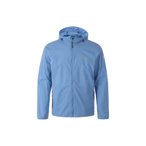 Columbia Sun Protection Clothing Men Blue