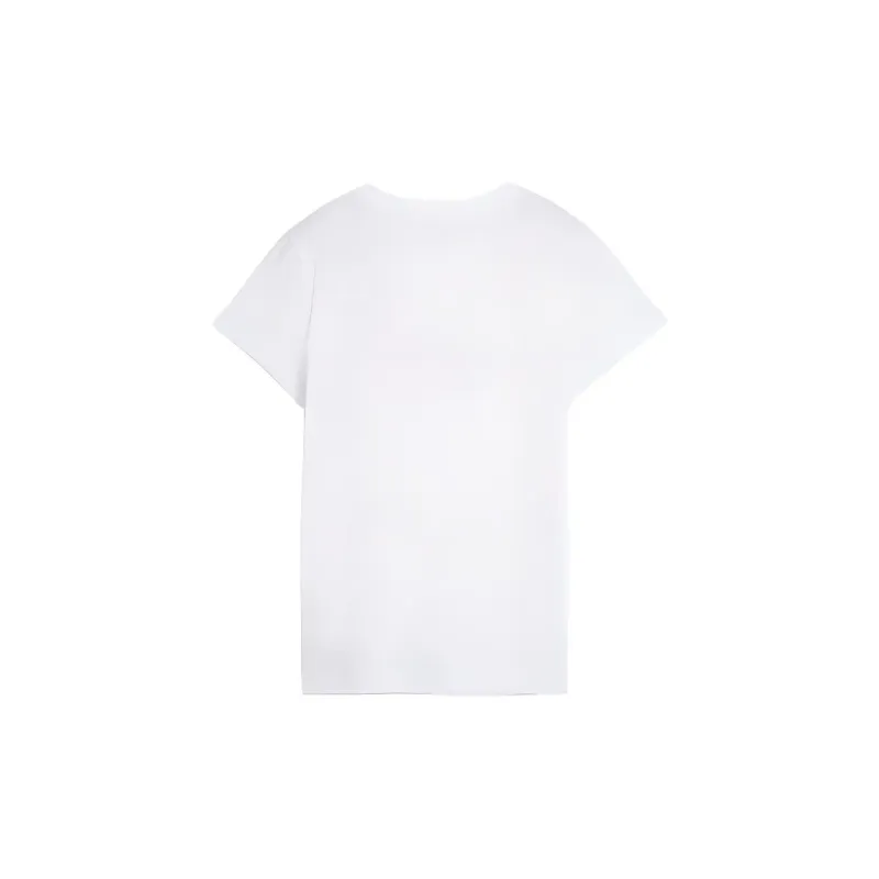 PUMA ESS+ T Shirt Women's White-1