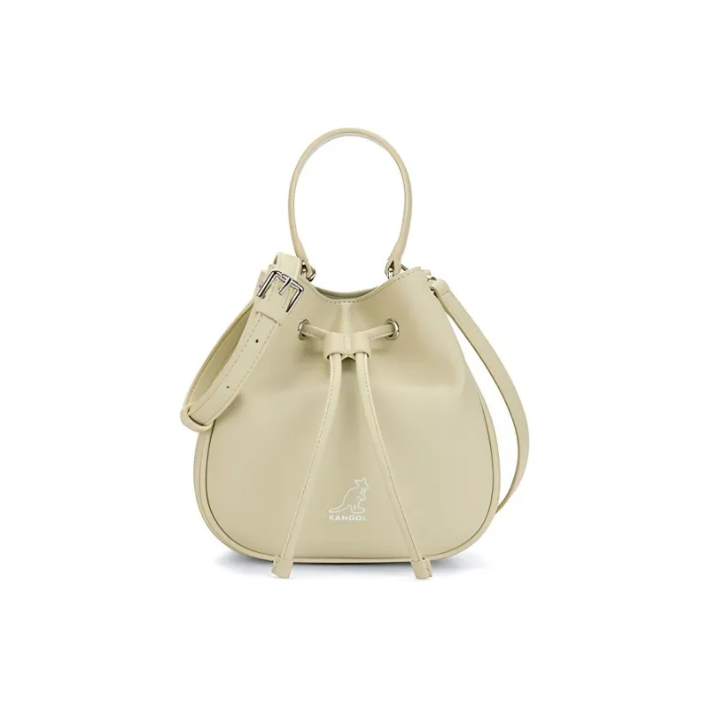 KANGOL Synthetic Leather Handbag Crossbody Bag Women's Light Green-0