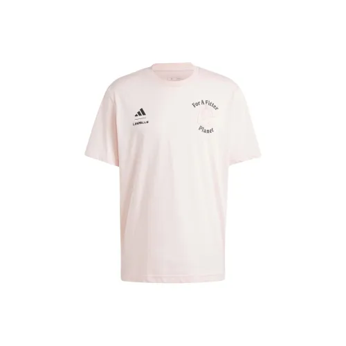 Adidas LES MILLS T-Shirts Men Pink/White