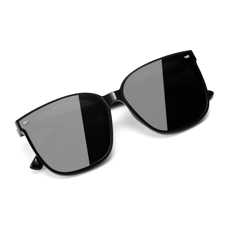 HLA TR/Memory Plastic Square Sunglasses Unisex-6