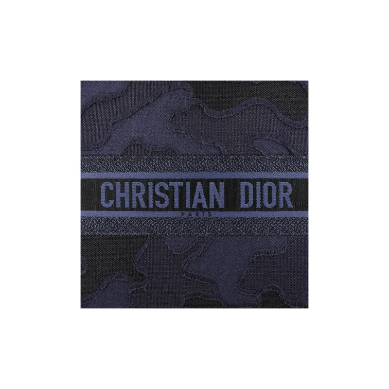 DIOR BookTote Canvas Canvas Bag Tote Bag Shopping Bag Handbag Large Size Women's Blue-8