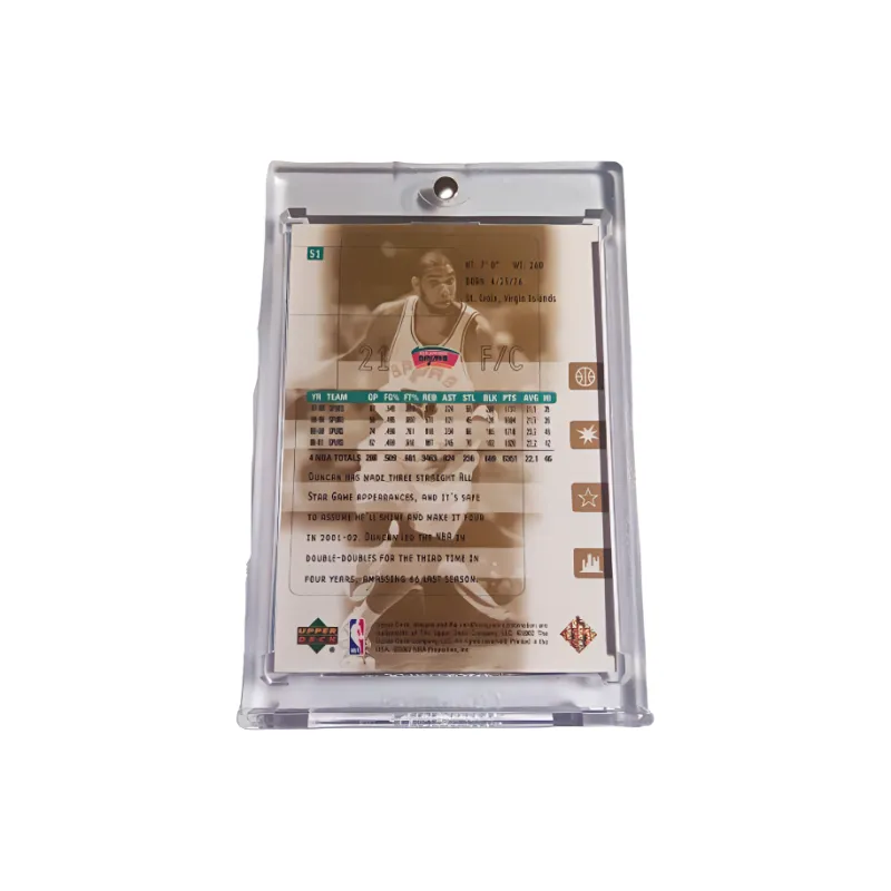 UPPER DECK 2002 Duncan Ultimate Collection Basketball Star Cards Card Access Pass Sports Cards 1 Pc-1