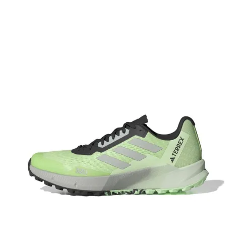 Adidas Terrex para Flow 2.0 Wear-Resistant Low-Top Running Shoes Unisex Green Black
