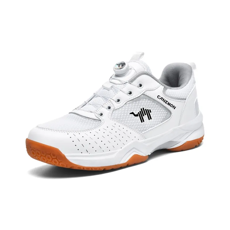 Pilot the camel Badminton Shoes Unisex Low Top White/Gray/Blue/Red-5
