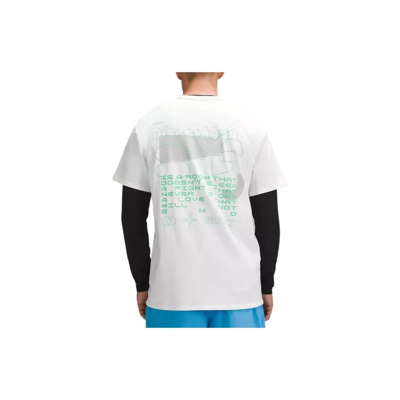 Lululemon T Shirts Men White-1