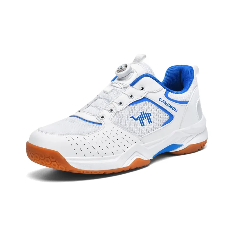 Pilot the camel Badminton Shoes Unisex Low Top White/Gray/Blue/Red-8