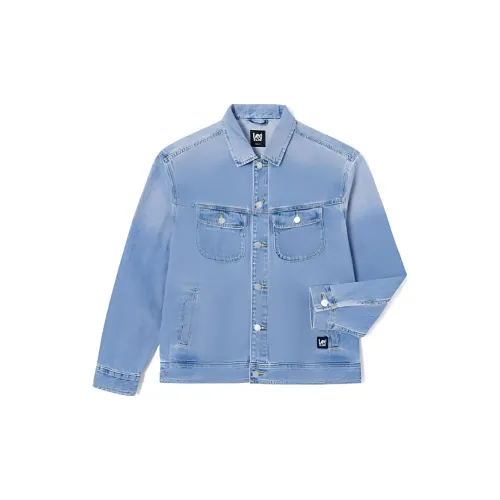 Lee Denim Jackets Men Light Blue